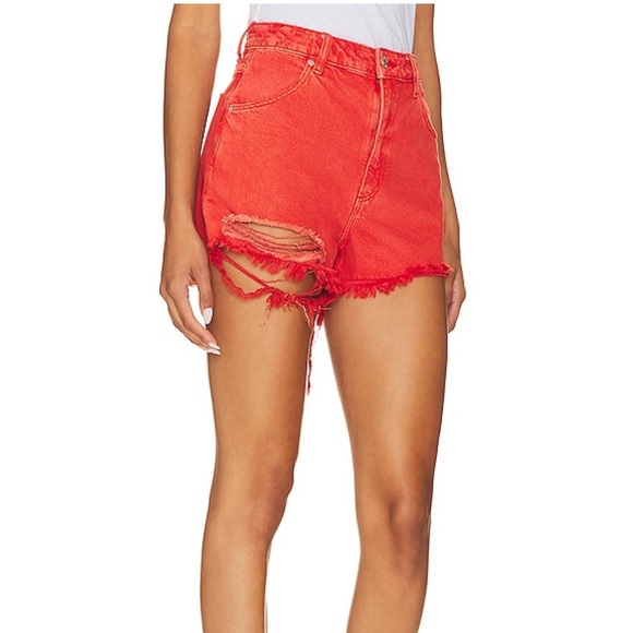 Rolla's Dusters Short Layla in Blood Orange - Picture 3 of 8